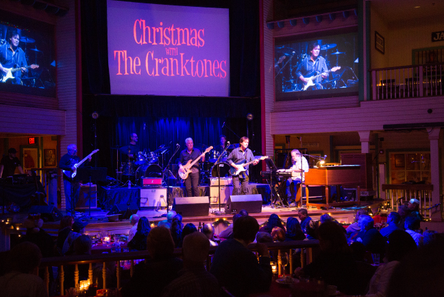 Christmas with The Cranktones band performing