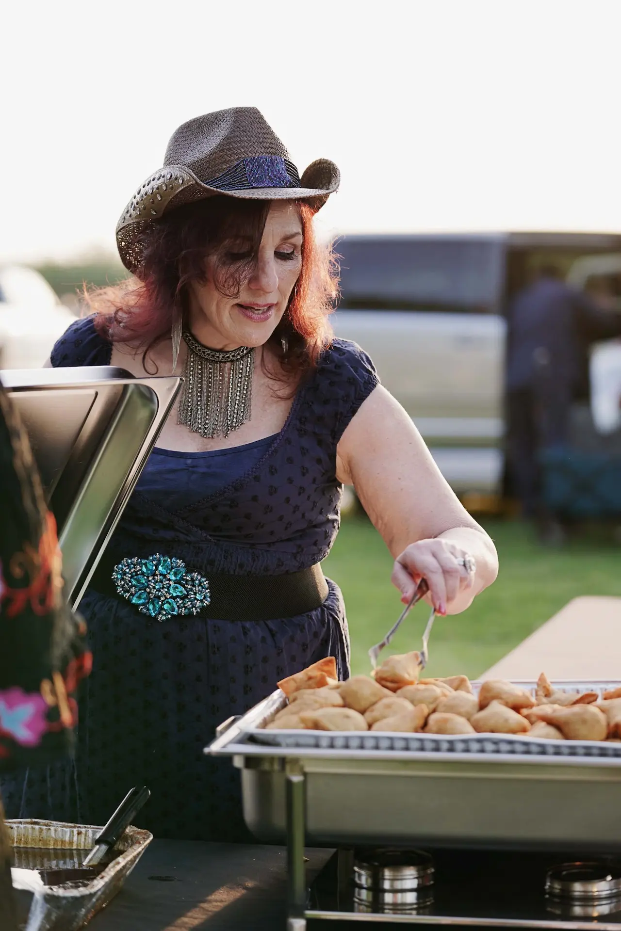 Food being served at Dust Bowl to Diamonds