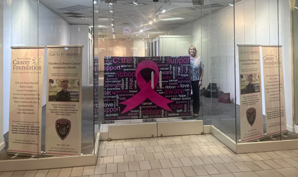 Kern County Cancer Foundation Invited by Valley Plaza for Breast Cancer Awareness Month